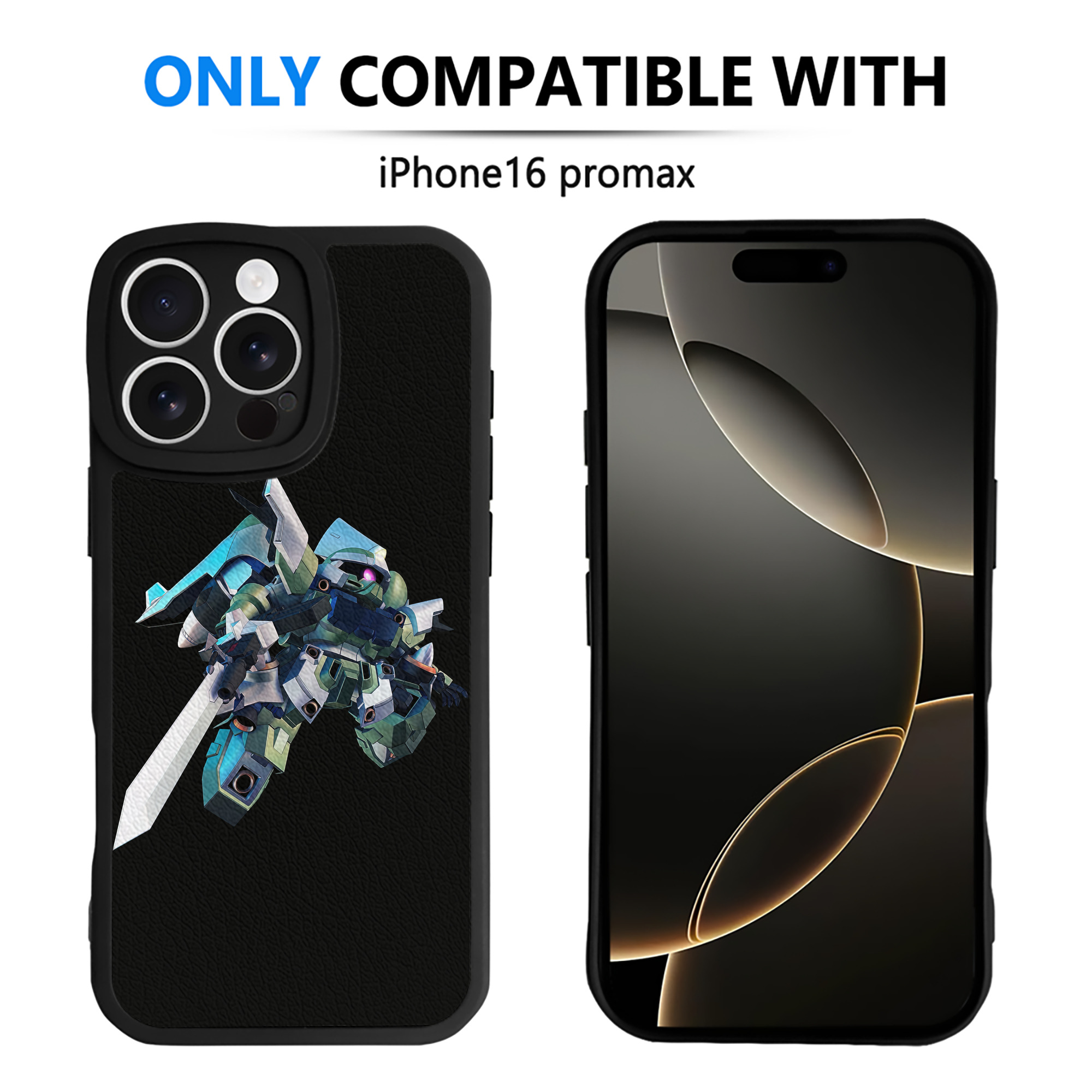 （画像用） 機動戦士ガンダム Mobile Suit Gundam 【iPhone 16シリーズ対応】シリコンスマホケース（レザー調） 材質：シリコン